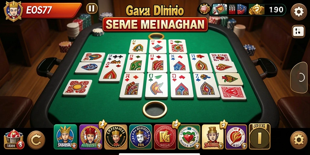 Screenshot gameplay Domino yang memukau dan seru.