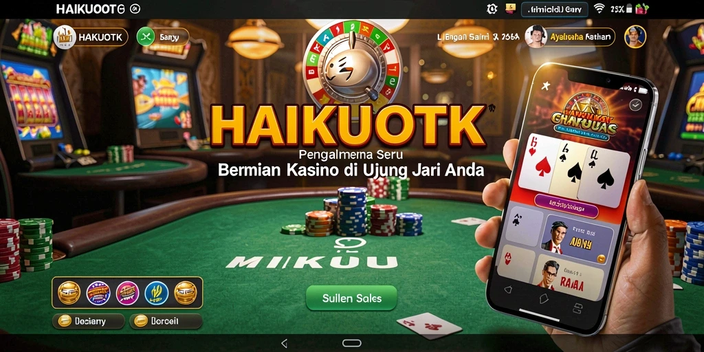 Tampilan gameplay seru dalam HAIKUOTK, nikmati kasino di genggaman tangan!