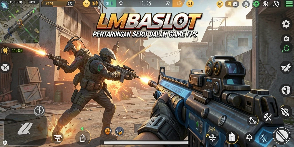 Gameplay mendebarkan dari LMBASLOT dengan visual tajam dan aksi cepat.