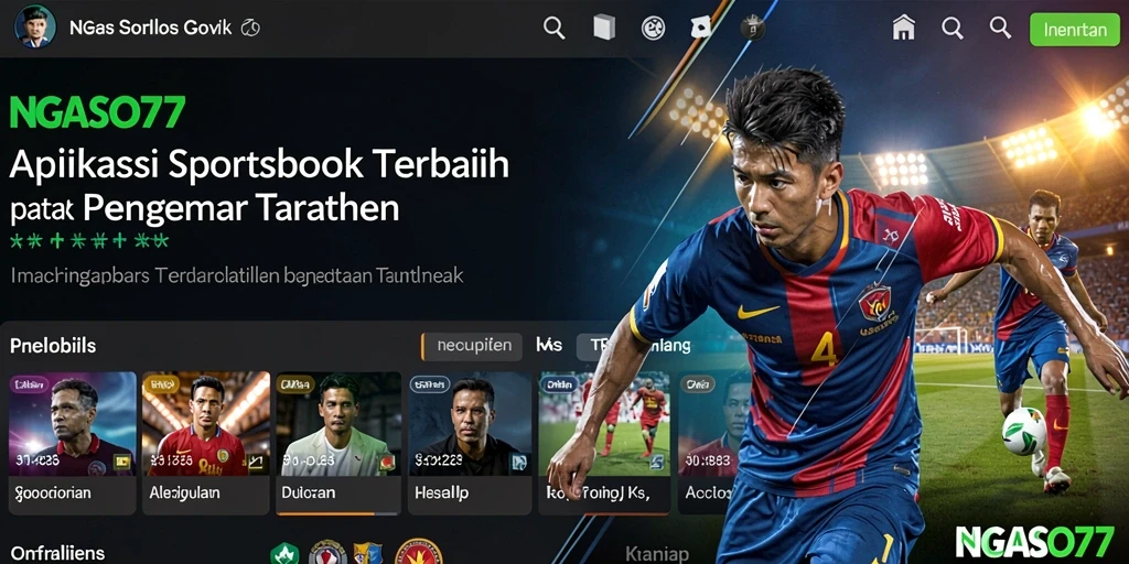 Tampilan gameplay NGASO77 dengan taruhan olahraga yang menarik.