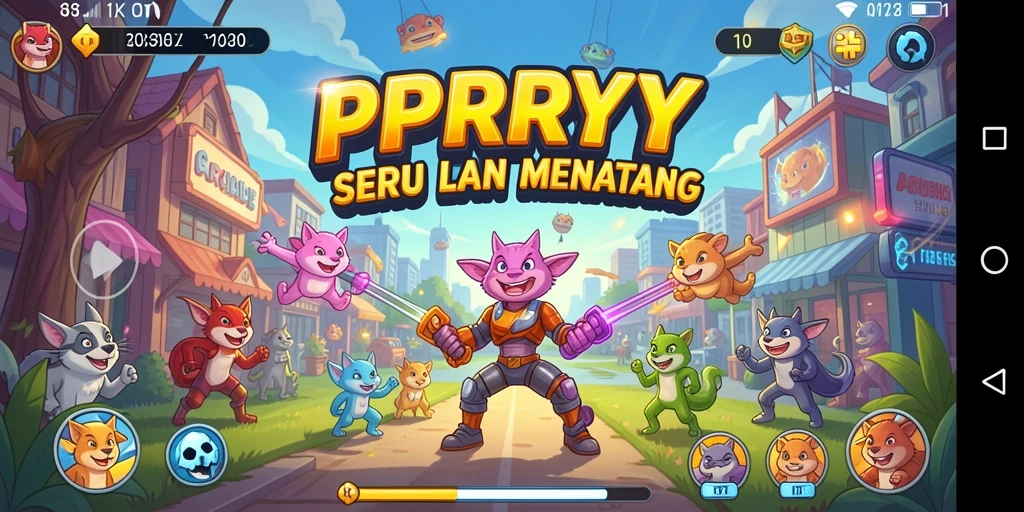 Screenshot utama dari PPRRYY menampilkan gameplay seru dan mendebarkan.